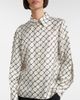 Gucci Gucci Gucci Horsebit silk twill shirt - 3