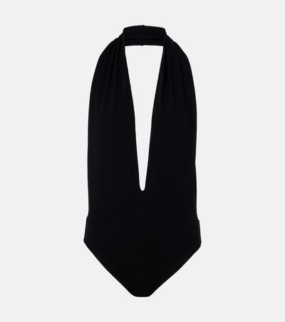 Gucci Gucci Halterneck open-back jersey bodysuit