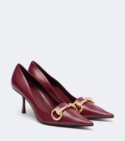 Gucci Gucci Helena Horsebit leather pumps