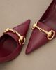 Gucci Gucci Helena Horsebit leather pumps - 6