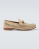 Gucci Gucci Horsebit 1953 woven suede loafers - 1