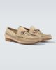 Gucci Gucci Horsebit 1953 woven suede loafers - 5