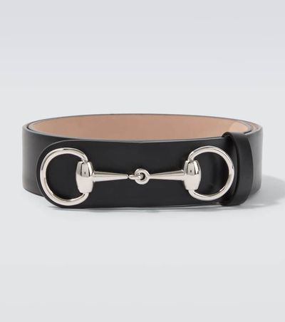 Gucci Gucci Horsebit 1955 leather belt