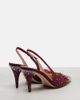 Gucci Gucci Horsebit 85 embellished slingback pumps - 2