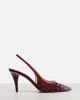 Gucci Gucci Horsebit 85 embellished slingback pumps - 4