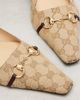 Gucci Gucci Horsebit GG Canvas ballet flats - 6
