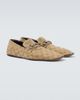 Gucci Gucci Horsebit GG Canvas distressed loafers - 5