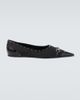 Gucci Gucci Horsebit GG Canvas studded flats - 5