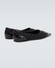 Gucci Gucci Horsebit GG Canvas studded flats - 6