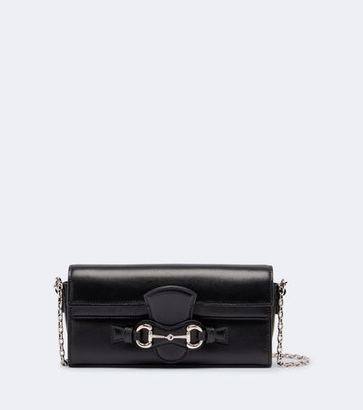 Gucci Gucci Horsebit leather wallet on chain