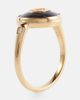 Gucci Gucci Interlocking G 18kt gold ring with onyx and white diamonds - 4
