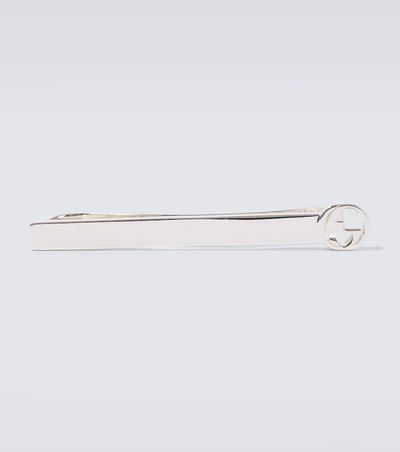 Gucci Gucci Interlocking G 925 sterling silver tie bar
