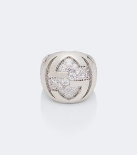 Gucci Gucci Interlocking G embellished ring