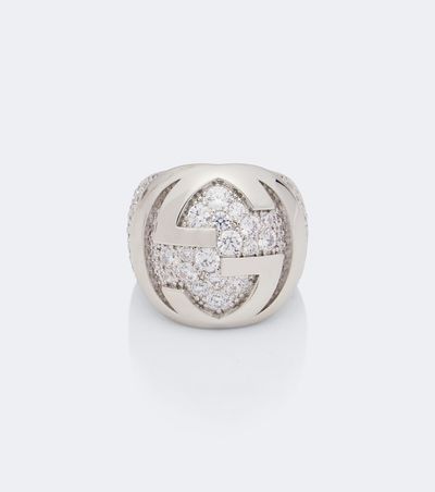 Gucci Gucci Interlocking G embellished ring