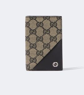 Gucci Gucci Interlocking G GG canvas bifold wallet