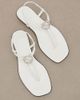 Gucci Gucci Interlocking G leather patent thong sandals - 6