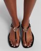 Gucci Gucci Interlocking G patent leather thong sandals - 2