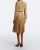 Gucci Gucci Interlocking G plissé silk midi dress - 6