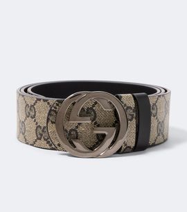 Gucci Gucci Interlocking G reversible GG canvas belt