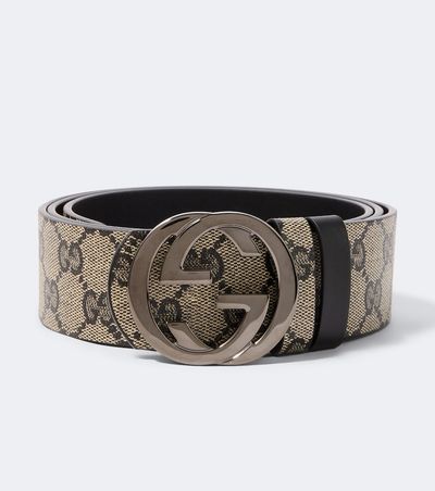 Gucci Gucci Interlocking G reversible GG canvas belt