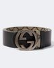 Gucci Gucci Interlocking G reversible GG canvas belt - 5