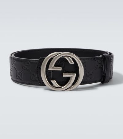 Gucci Gucci Interlocking G reversible leather belt