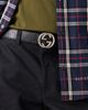 Gucci Gucci Interlocking G reversible leather belt - 3