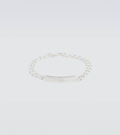 Gucci Gucci Interlocking G sterling silver bracelet