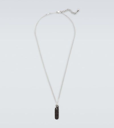 Gucci Gucci Interlocking G sterling silver pendant necklace