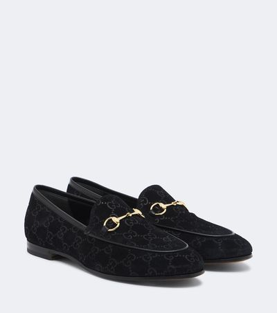 Gucci Gucci Jordaan GG suede loafers