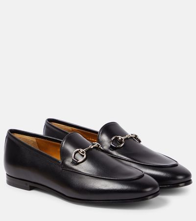 Gucci Gucci Jordaan Horsebit leather loafers