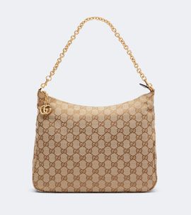 Gucci Gucci Lady Lunetta Medium GG canvas shoulder bag