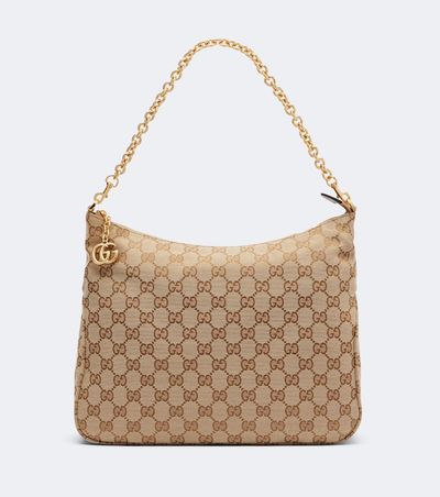 Gucci Gucci Lady Lunetta Medium GG canvas shoulder bag