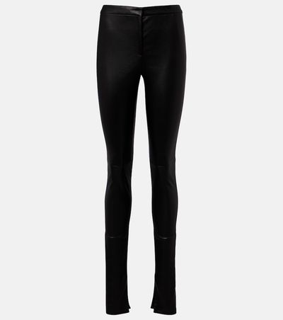 Gucci Gucci Leather skinny pants