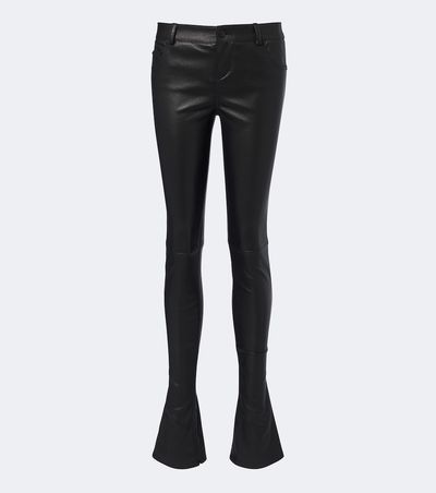 Gucci Leather Slim Pants