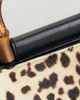 gucci Gucci Leopard Print Calf Hair Bamboo Nymphaea Handbag - 8