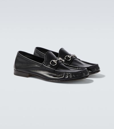 Gucci Gucci Lugano Horsebit leather loafers