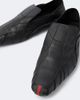 Gucci Gucci Mesh-trimmed leather loafers - 3