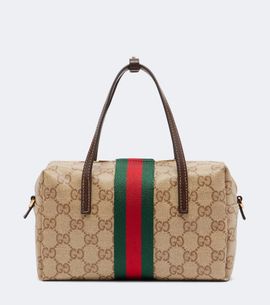 Gucci Gucci Mini GG canvas top-handle bag