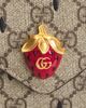 gucci Gucci Mini Strawberry Wallet On Chain - 5