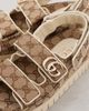 Gucci Gucci New Marmont GG leather-trimmed sandals - 6