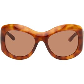 Gucci Gucci Orange Round Frame Sunglasses