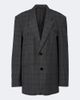Gucci Gucci Oversized checked wool blazer - 1
