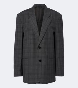 Gucci Gucci Oversized checked wool blazer