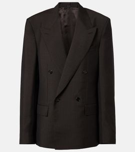 Gucci Gucci Pinstripe wool and mohair blazer
