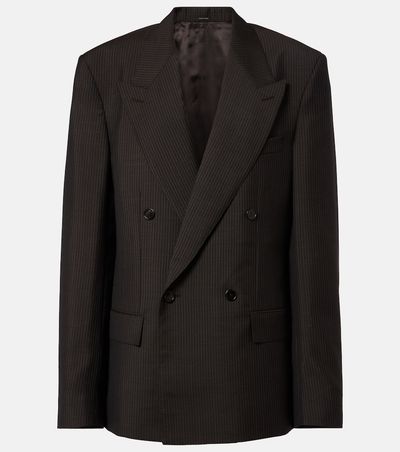 Gucci Gucci Pinstripe wool and mohair blazer