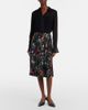 Gucci Gucci Pleated floral silk midi skirt - 2