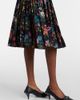Gucci Gucci Pleated floral silk midi skirt - 4