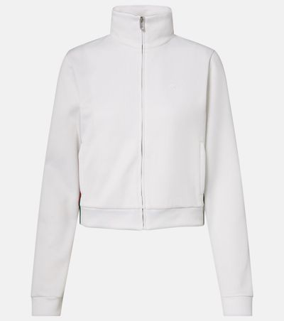 Gucci Gucci Ribbed-knit cropped sweatshirt