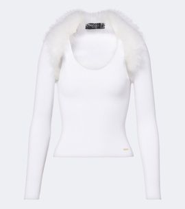 Gucci Gucci Ribbed-knit shrug and tank top set